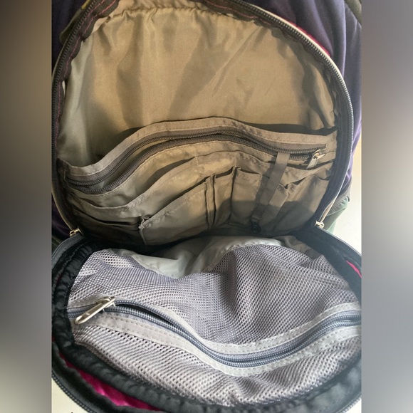 North Face Surge Backpack in Colorblock Pink - Picture 6 of 11